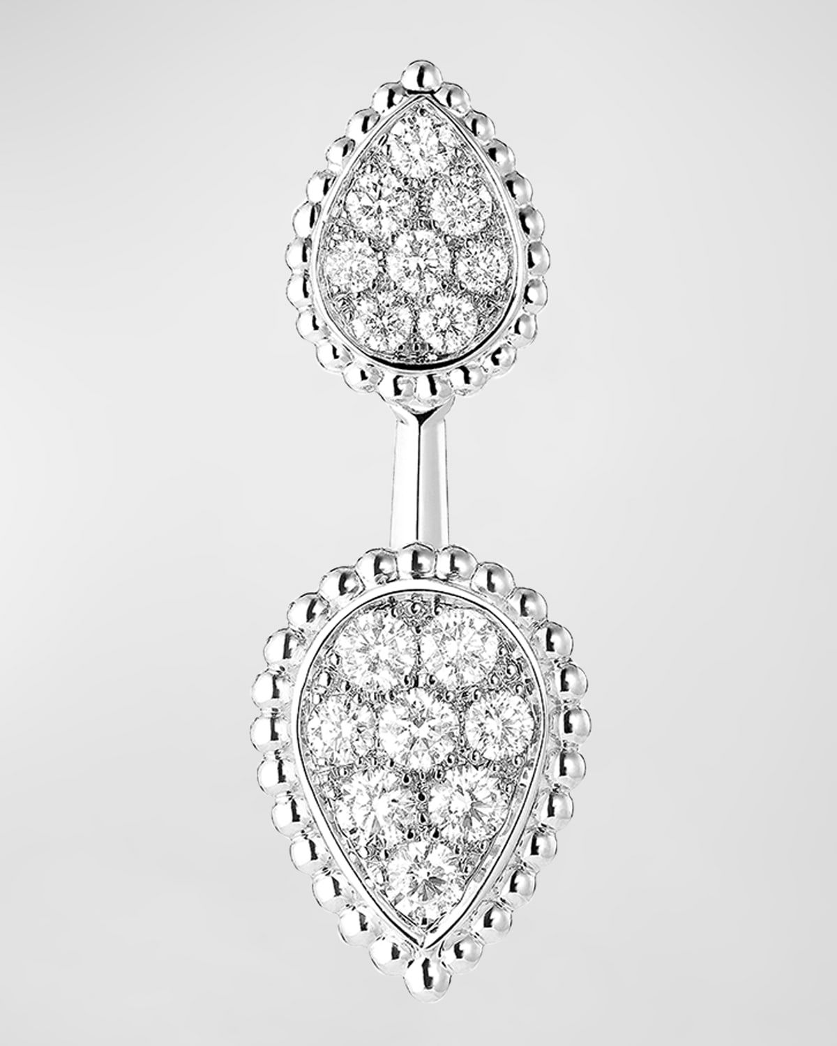 Serpent Boheme 18K White Gold Diamond Single Earring