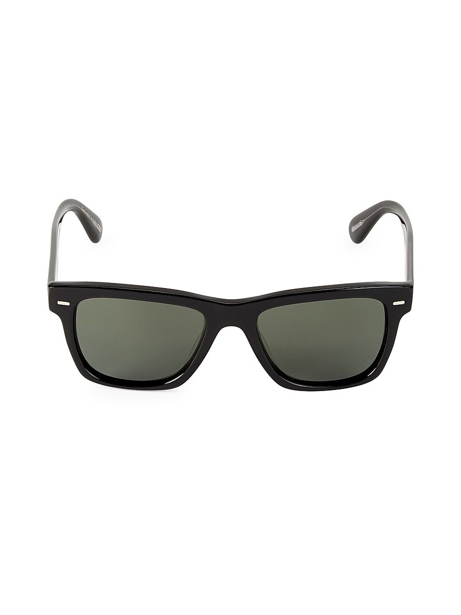 Women's Oliver 54MM Wayfarer Sunglasses - Black