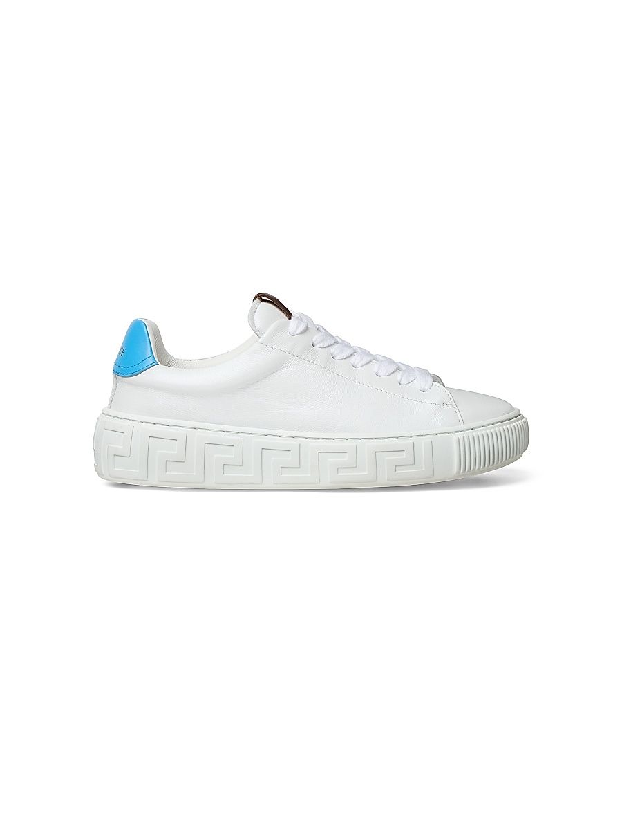 Little Kid's & Kid's Leather Sneakers - White - Size 4.5 (Child)