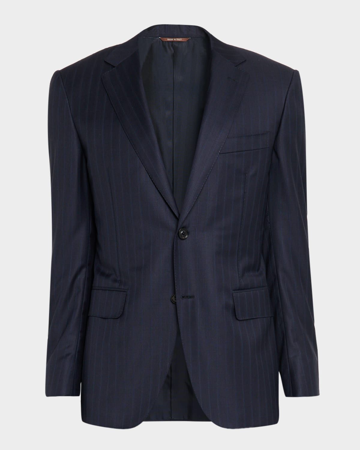 Men & apos;s Tonal Stripe Wool Stretch Sport Coat
