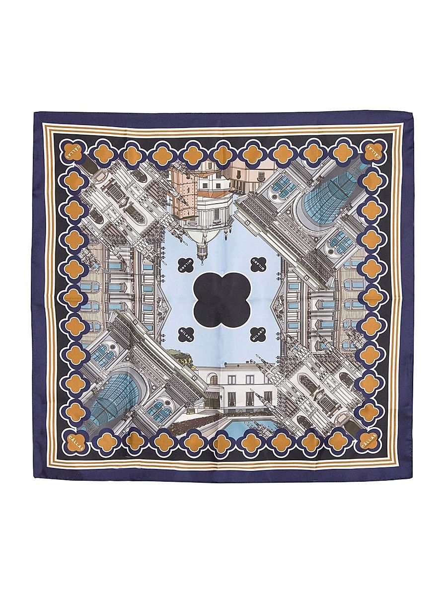 Women's Milan Scarf - Dark Blue - Size Large