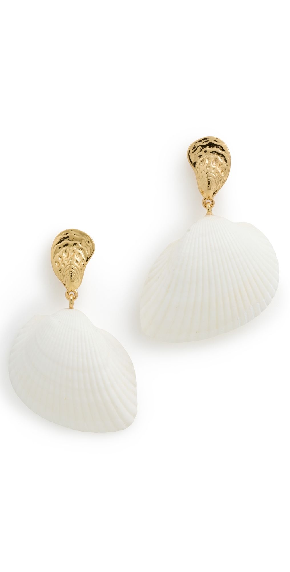 Madewell Madewell x Shopbop Mixed Shell Drop Earrings Antique Gold One Size