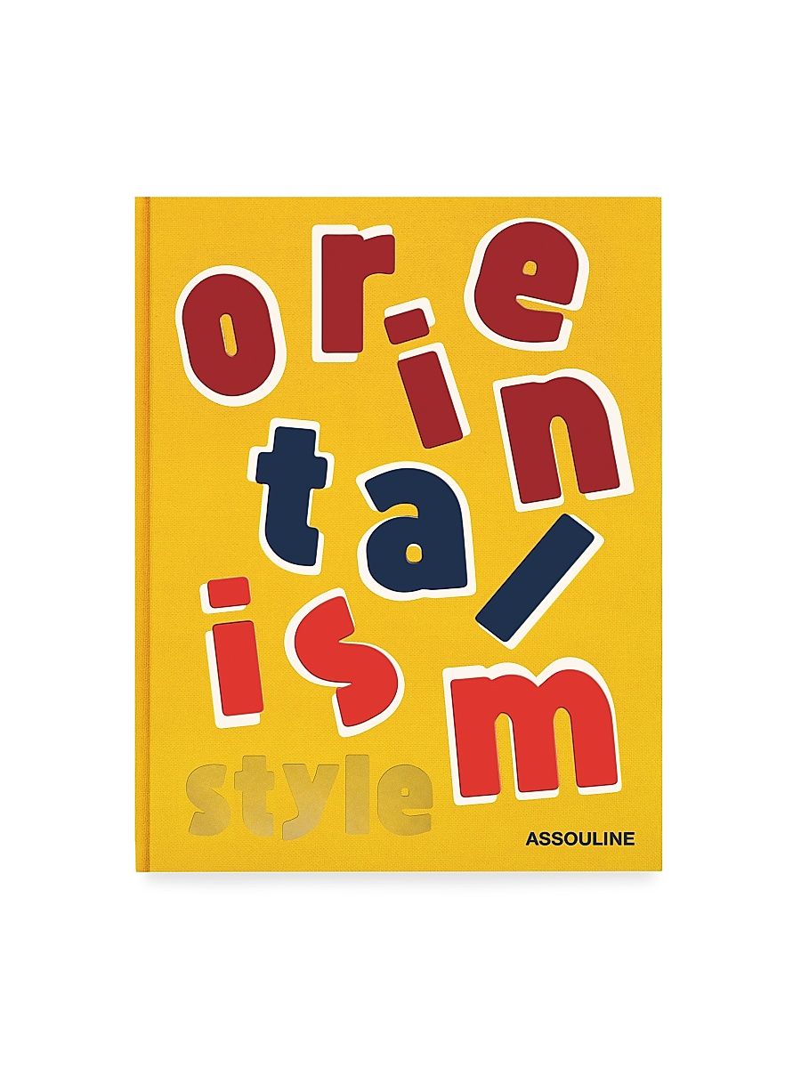 ''Orientalism Style'' Hardcover Book - Yellow