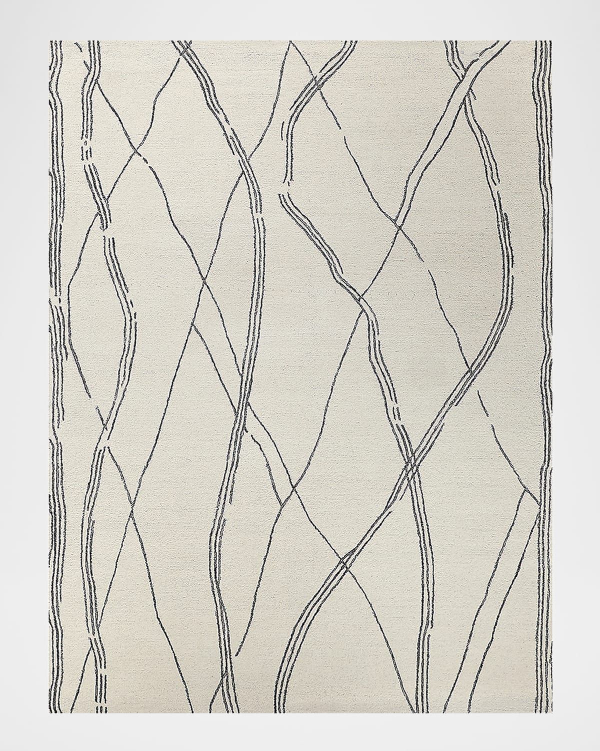 Tangiers Hand-Tufted Ivory/Black Rug