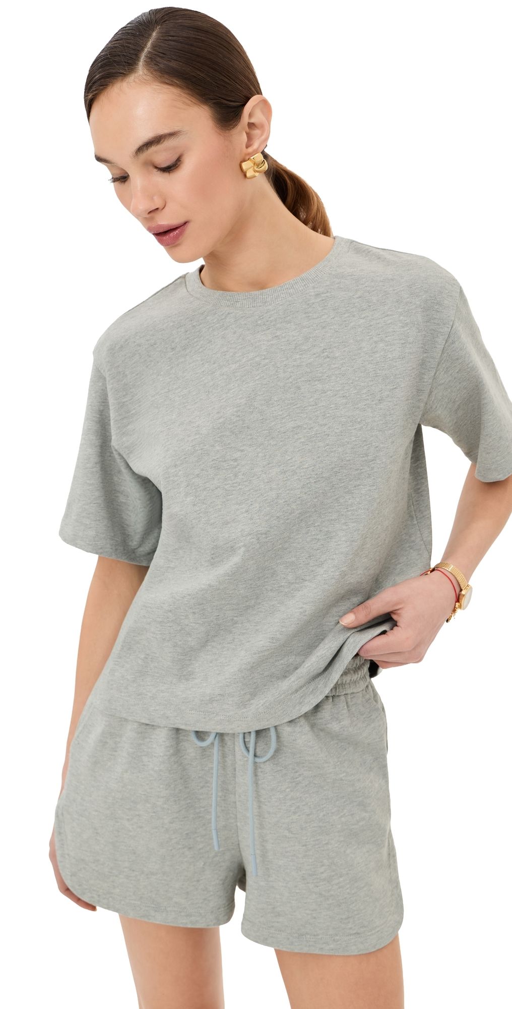 LE BOP Rory Tee Heather Grey S