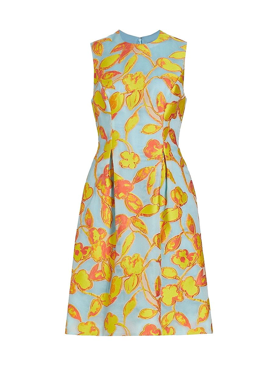 Women's Betsey Floral Minidress - Yellow - Size 12