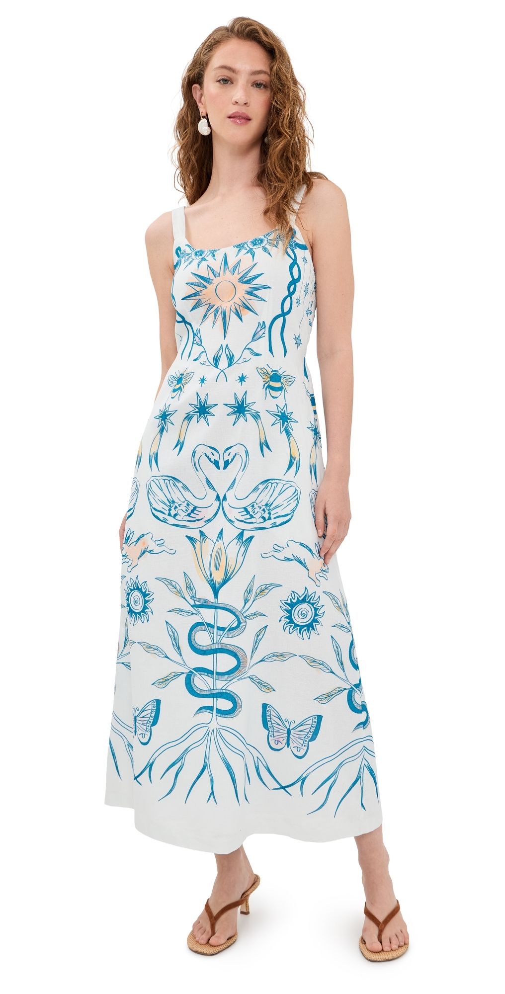 Cleobella Shelly Dress Lunada Print XL