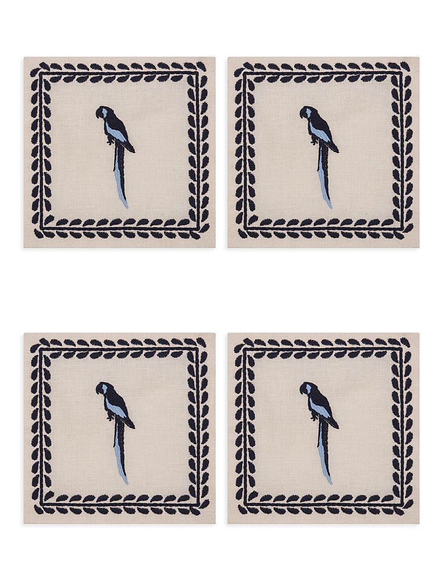 Caica Cocktail Napkins 4-Piece Set - Deep Navy