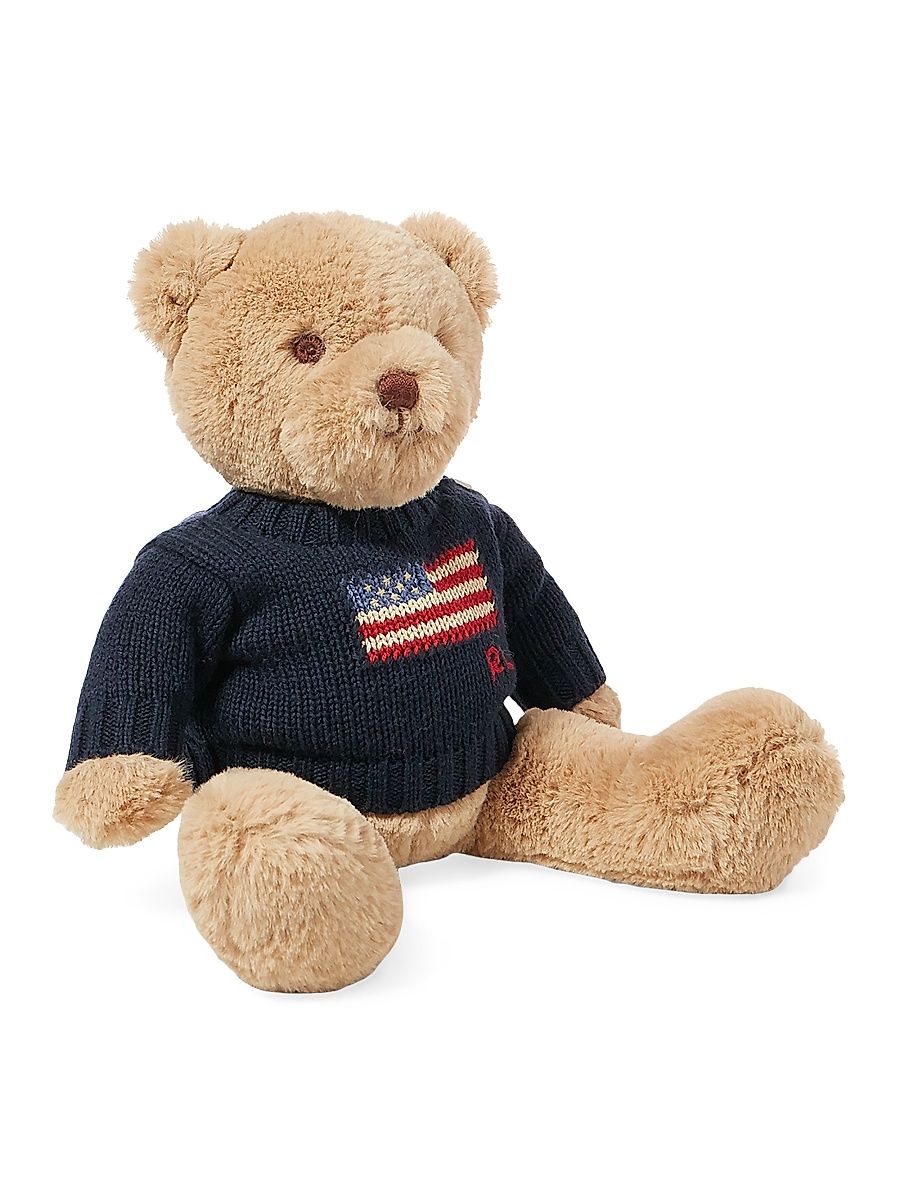 Flag Sweater Polo Bear - Navy