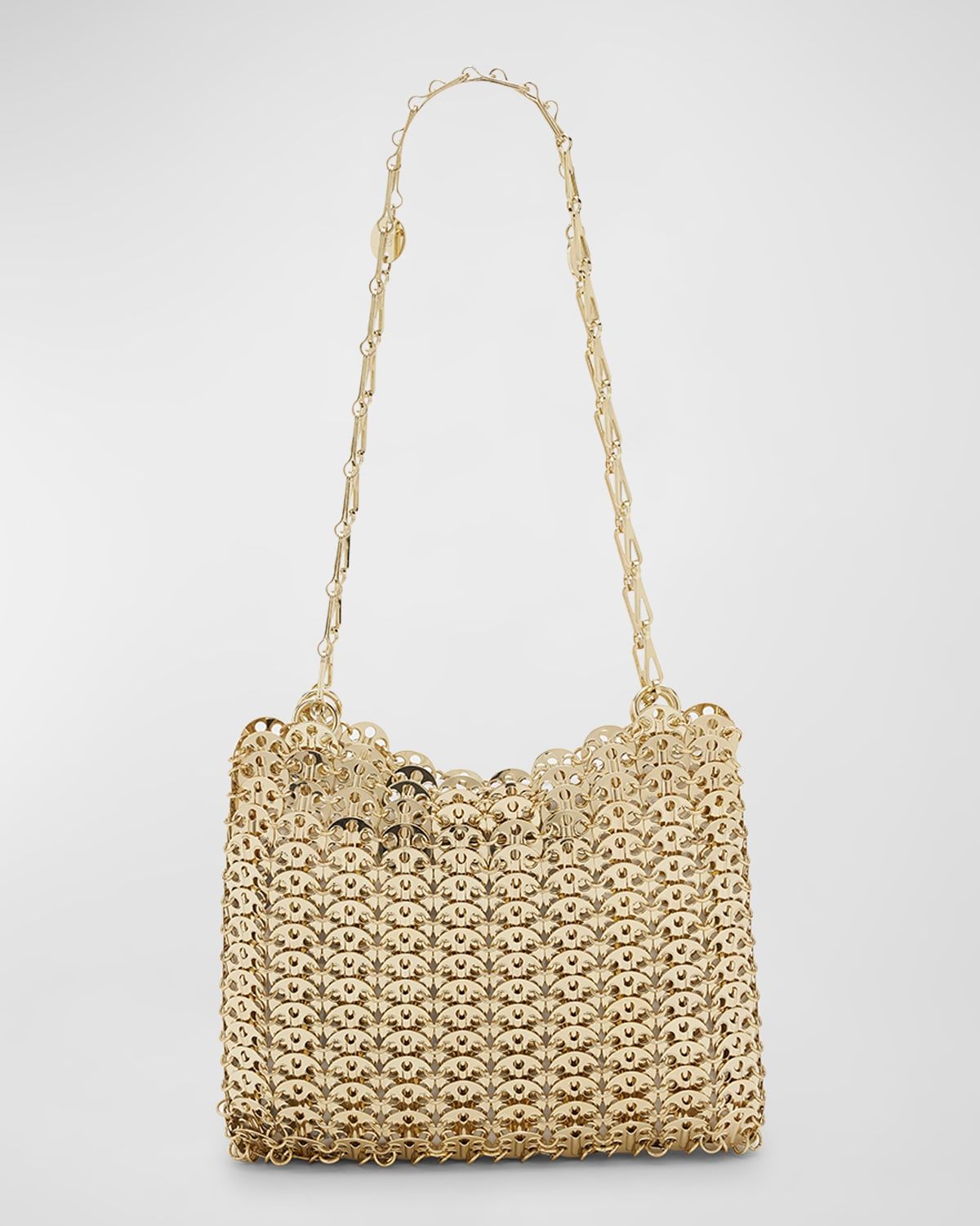 1969 Allover Disc Brass Shoulder Bag