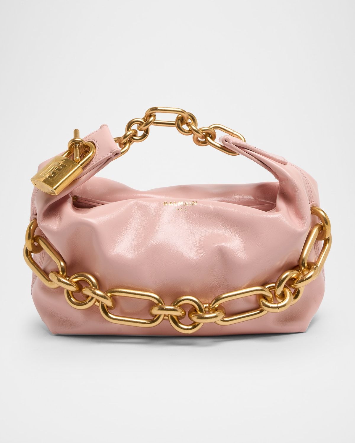 Sync Mini Chain Leather Top-Handle Bag
