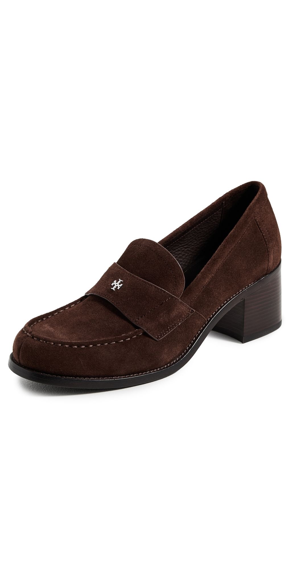 Tory Burch Classic Heeled Loafers 55mm Dark Cocoa 6