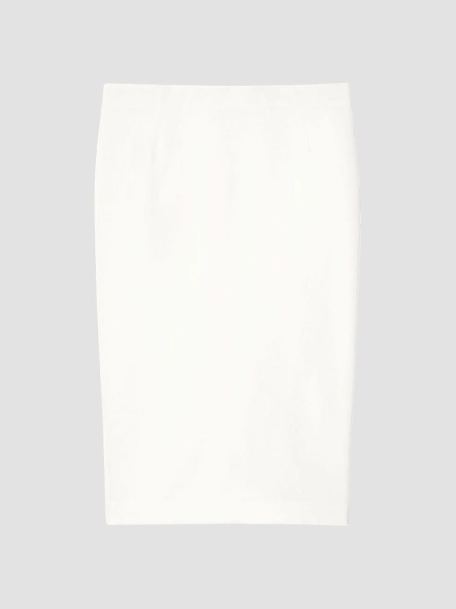 Marina Rinaldi Women's Triacetate Cady Skirt - Ivory - Size 22