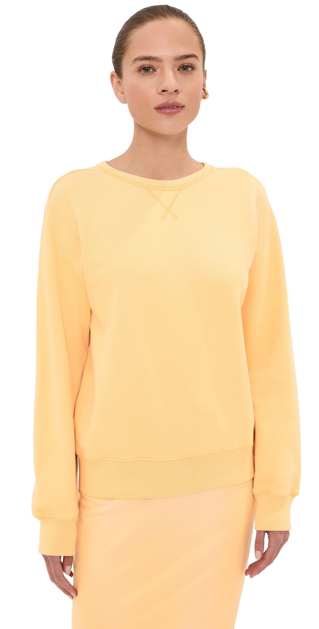 Acne Studios Pullover Sweatshirt Light Yellow S/M