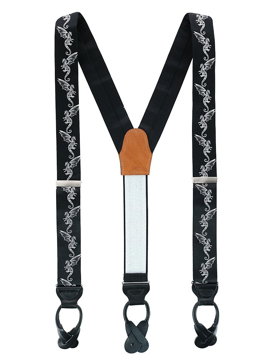 Men's Guardian Of Freedom Suspenders - Black