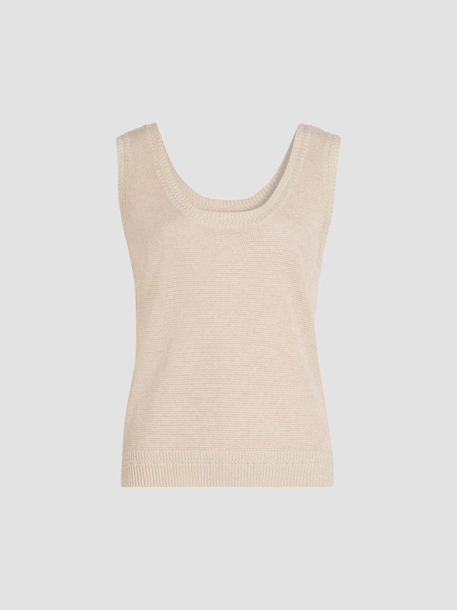 Kobi Halperin Women's Heidi Knit Tank - Natural - Size Medium