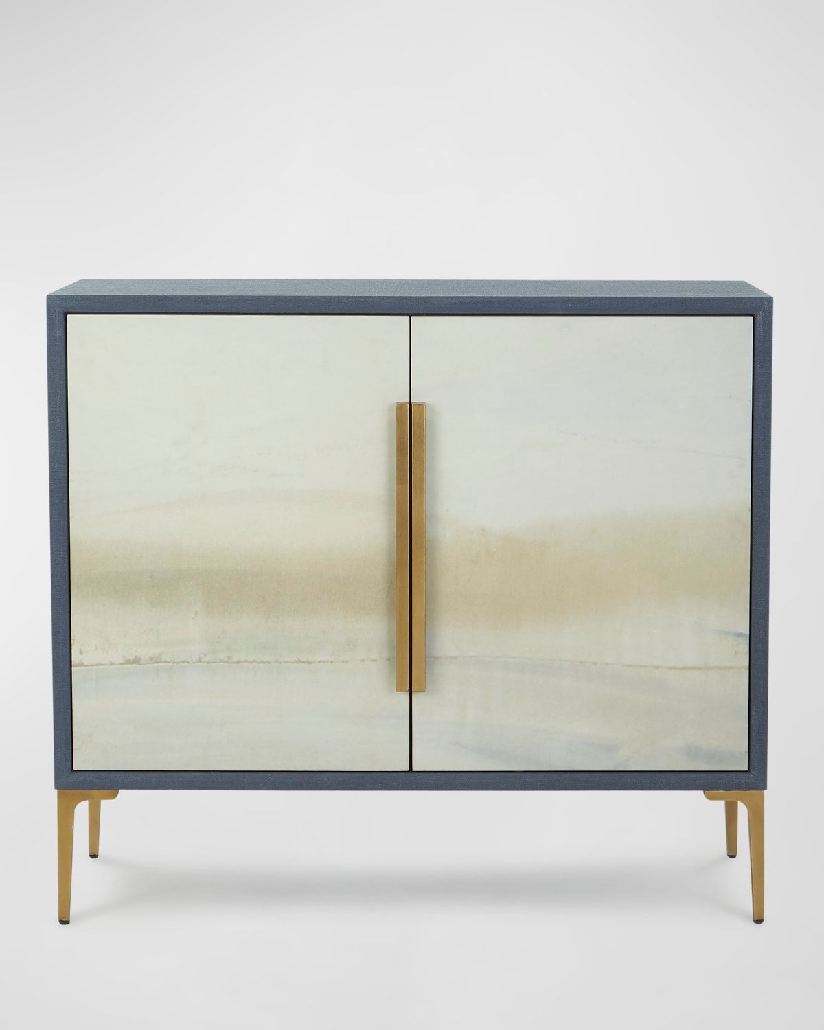 Soft Blue River Cabinet