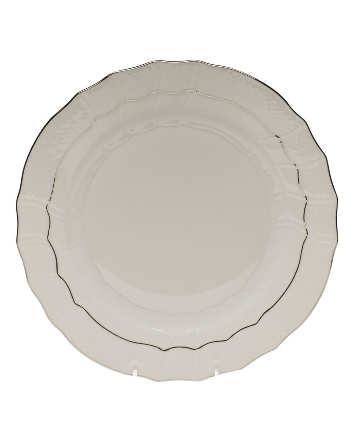 Platinum Edge Dinner Plate