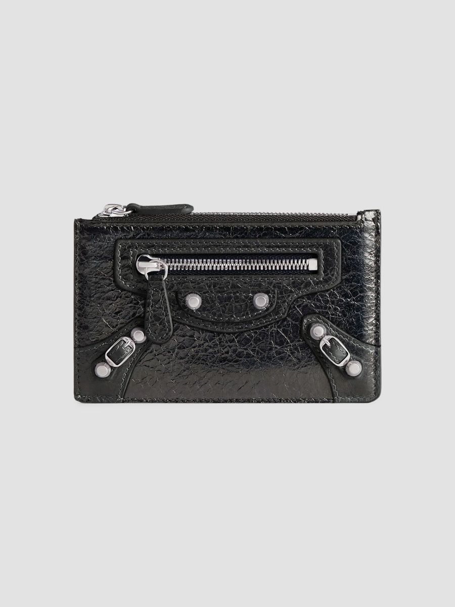 Balenciaga Women's Le City Long Coin and Card Holder - Black