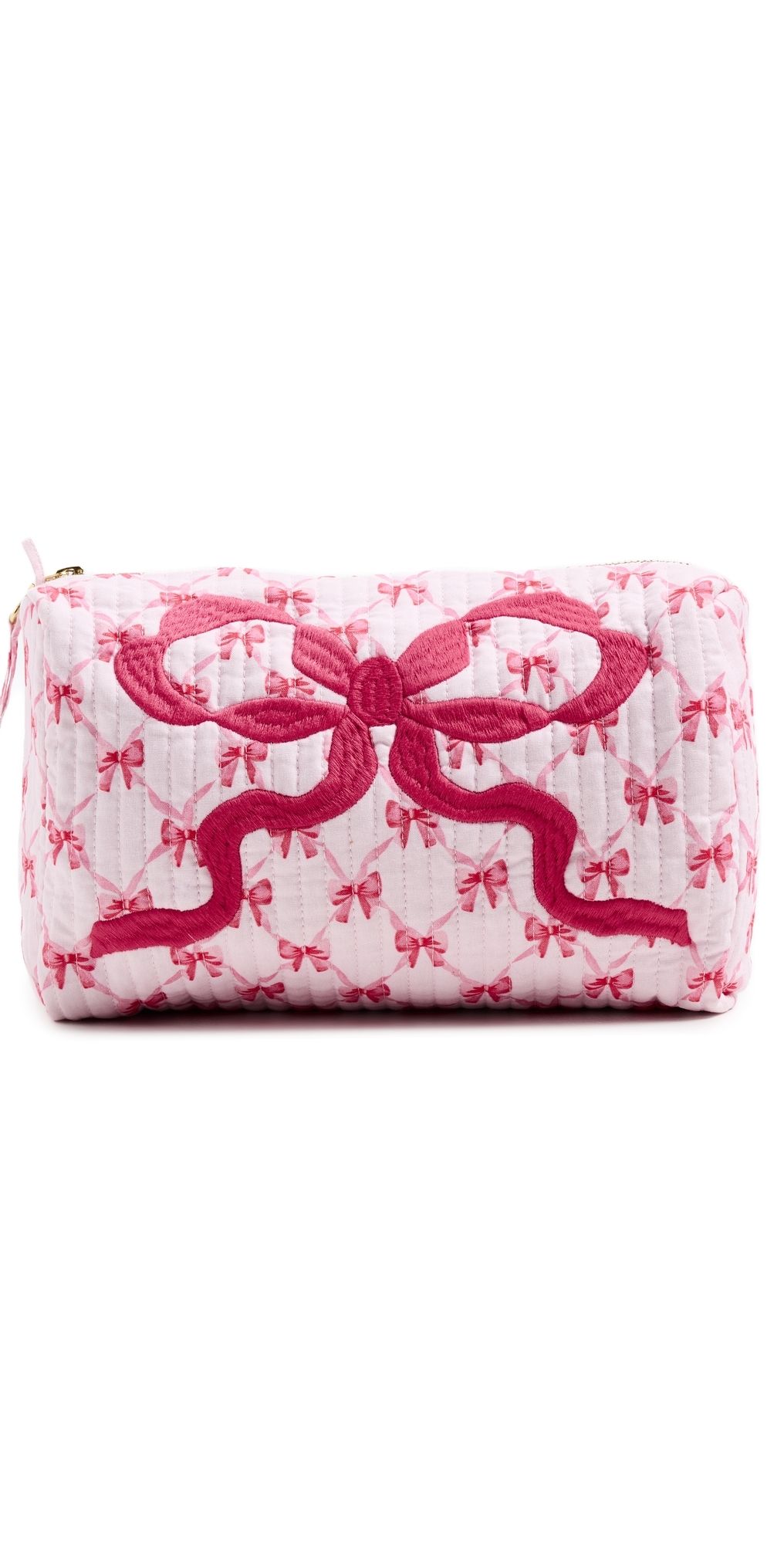 LoveShackFancy Octavia Pouch Peppermint Pink One Size