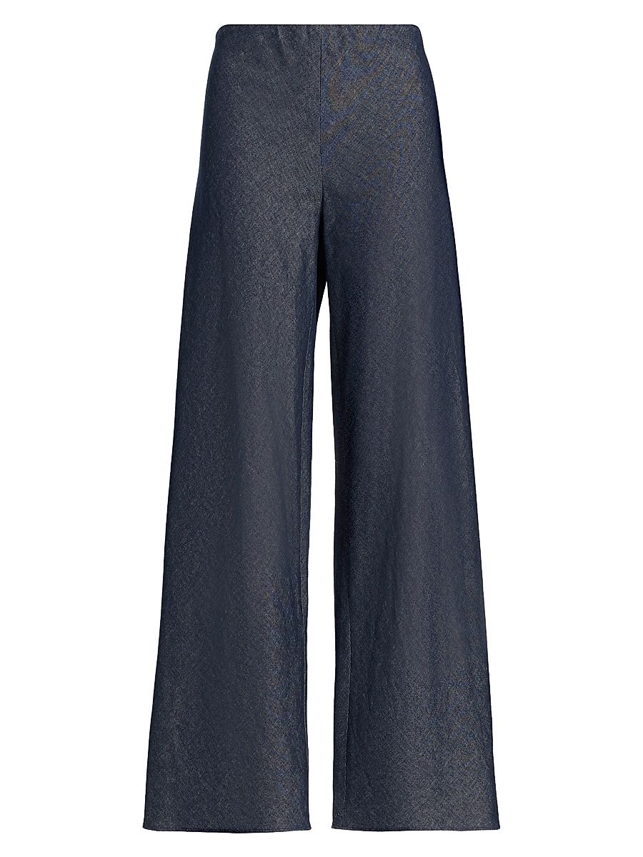 Women's Colette Chambray Bias Pants - Indigo - Size XXS