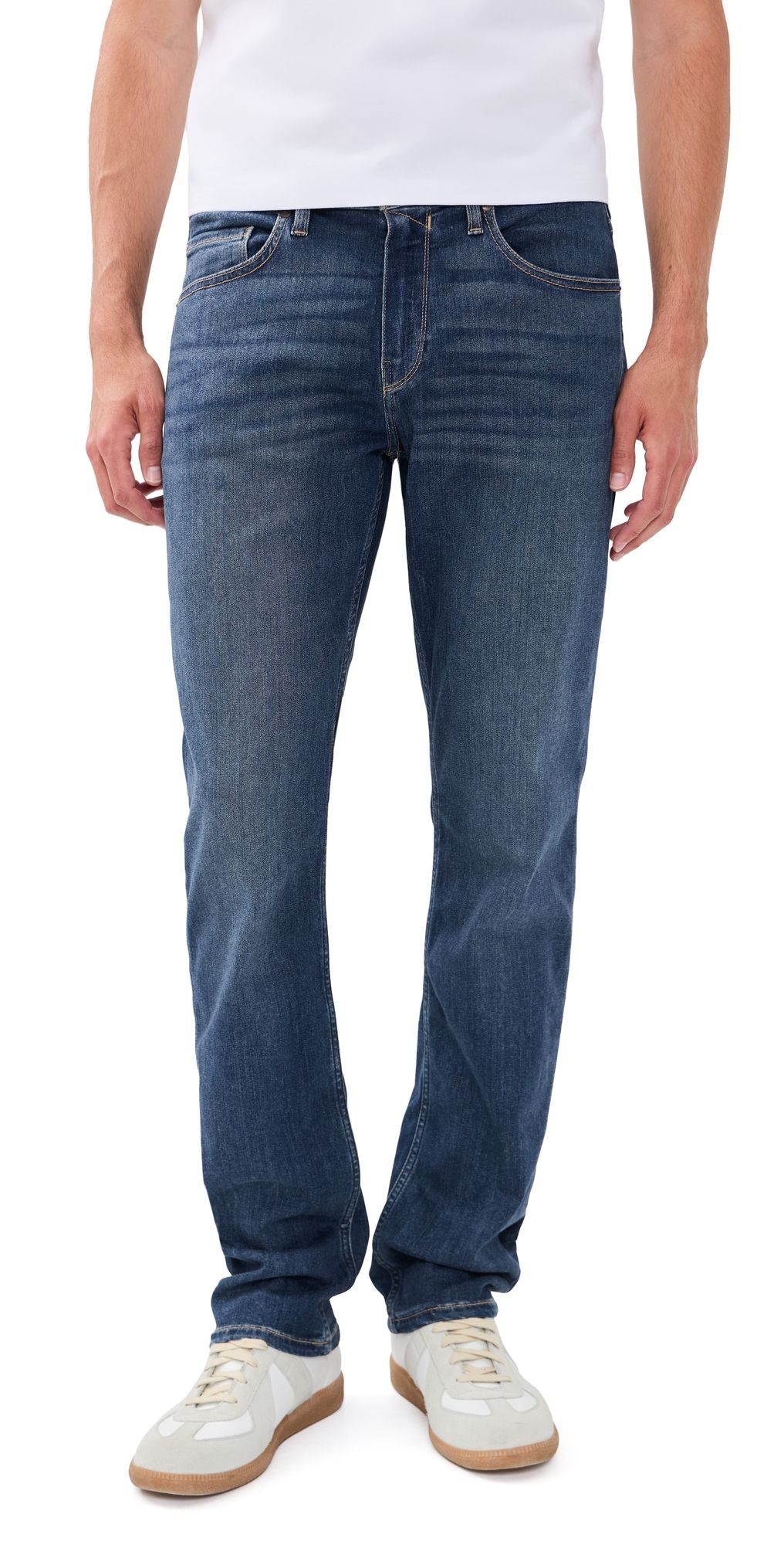 PAIGE Federal Transcend Slim Straight Jeans 32 Birch 36