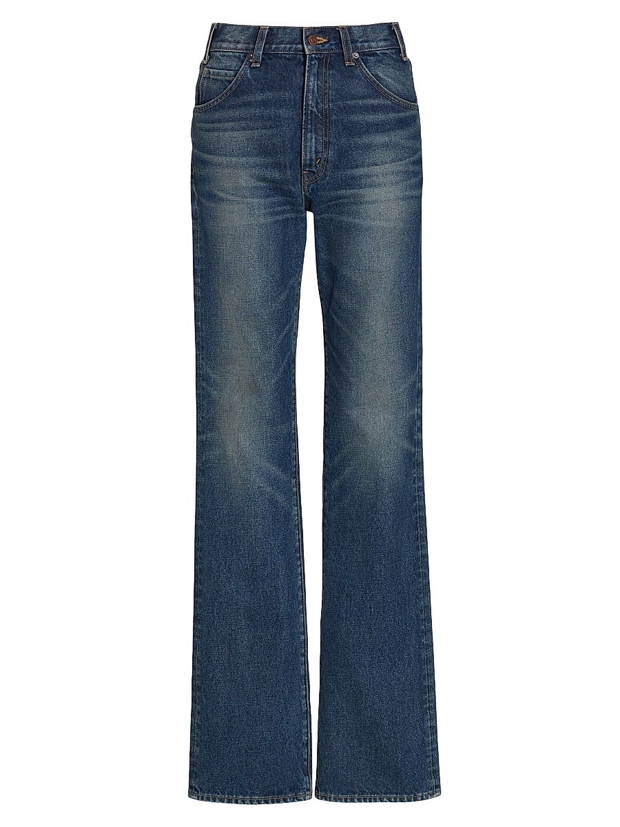 Women's Joan Straight-Leg Jeans - Simon Wash - Size 30