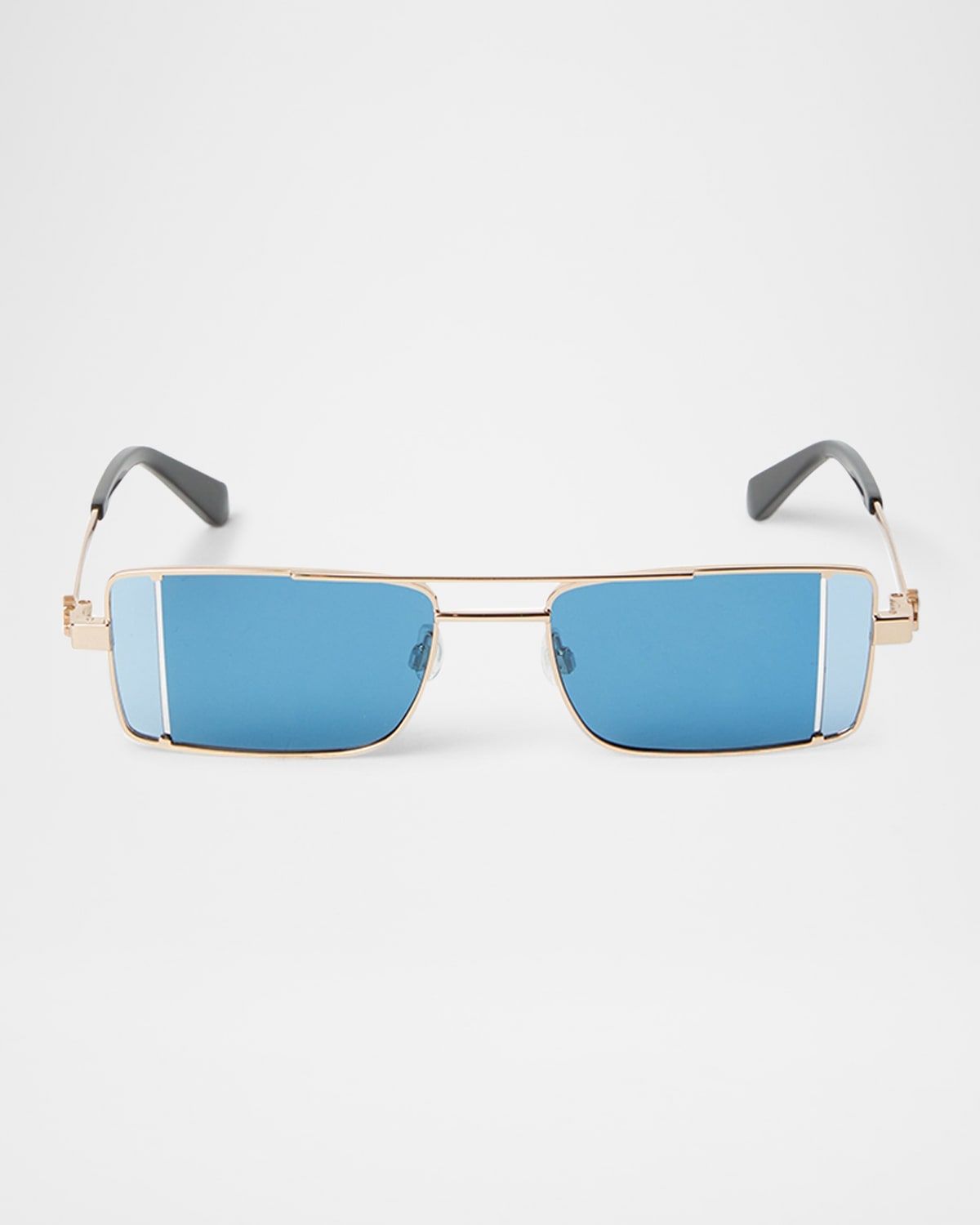 Men & apos;s Cortez Metal Rectangle Sunglasses