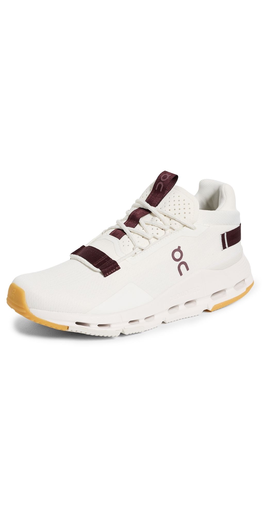 On Cloudnova 2 Sneakers Ivory/Maroon 5