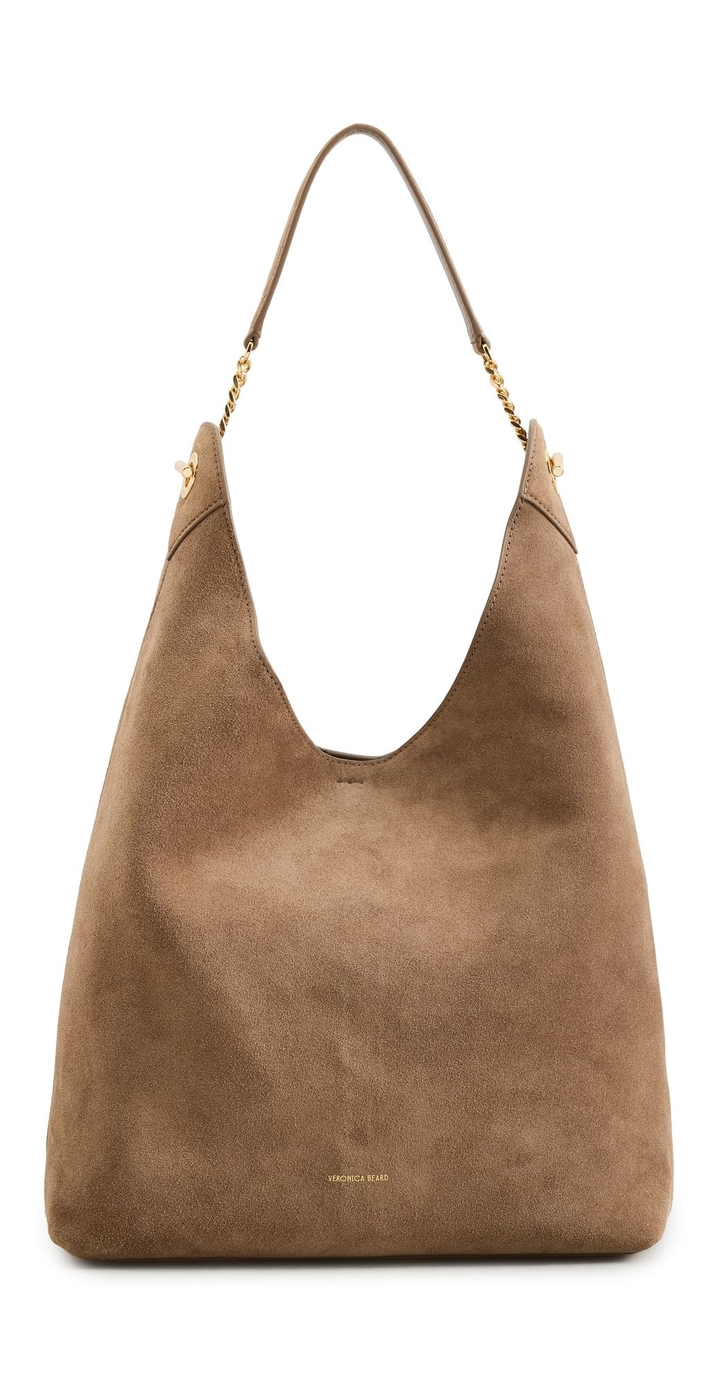 Veronica Beard Suede Jour Bag Bark One Size