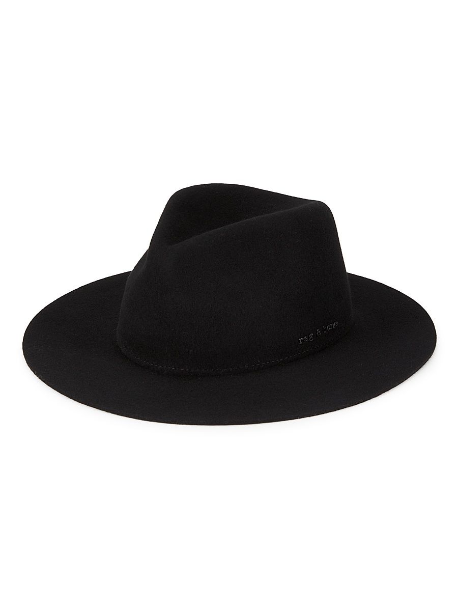 Women's The City Felt Hat - Black - Size Medium