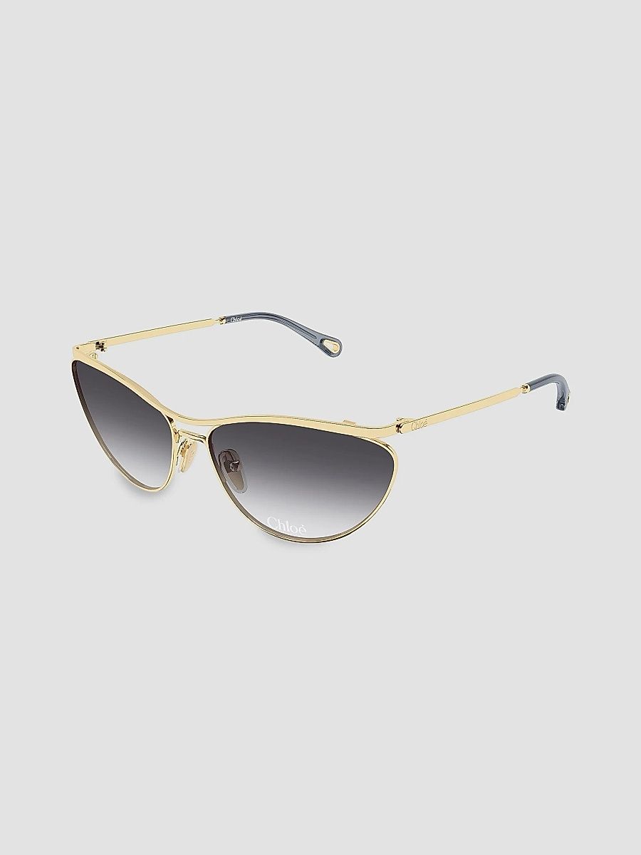 Women's Uma 62MM Cat-Eye Sunglasses - Gold Black Gradient