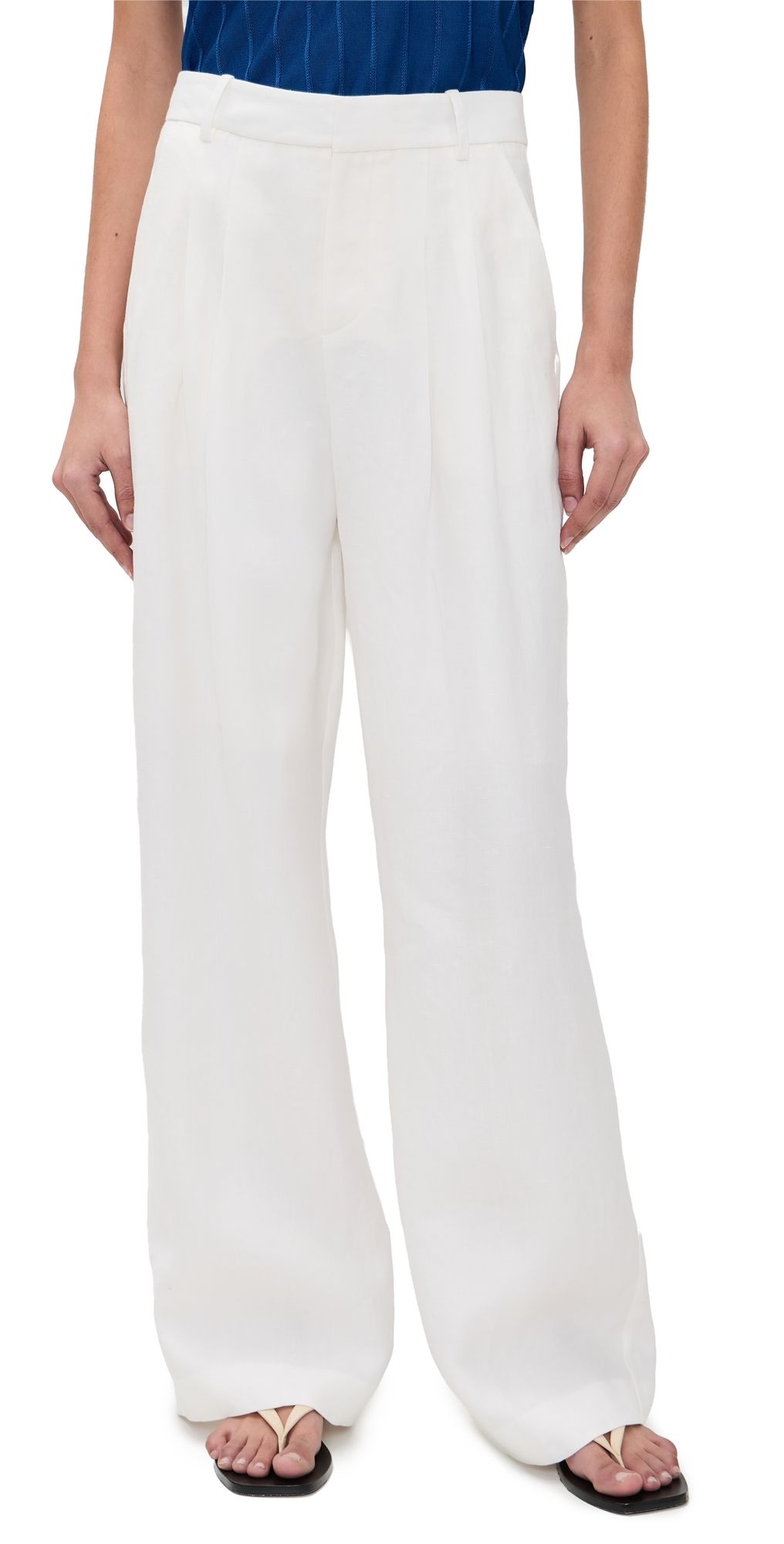 FRAME The Linen Trouser White 0