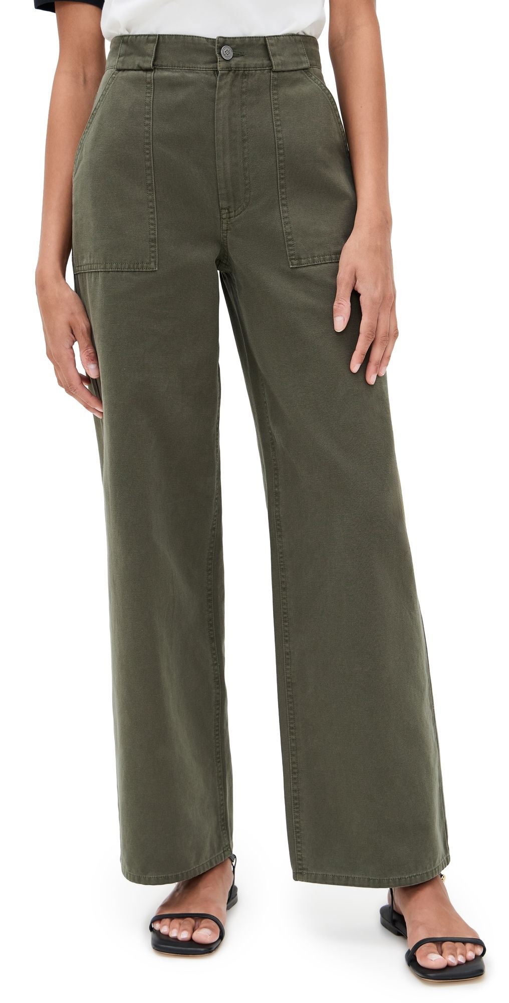 ANINE BING Grayson Pants Army Green 31