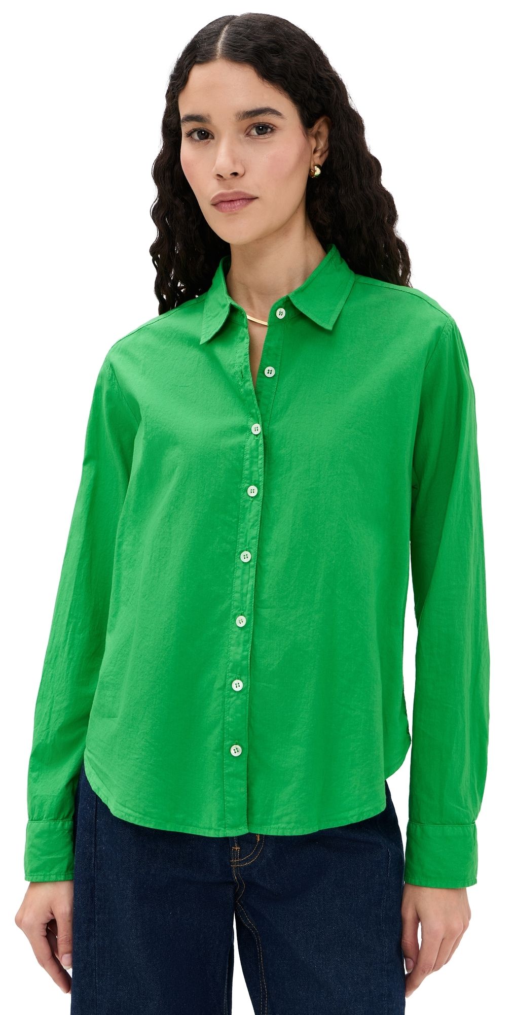 XIRENA Bowie Shirt Green Leaf XS