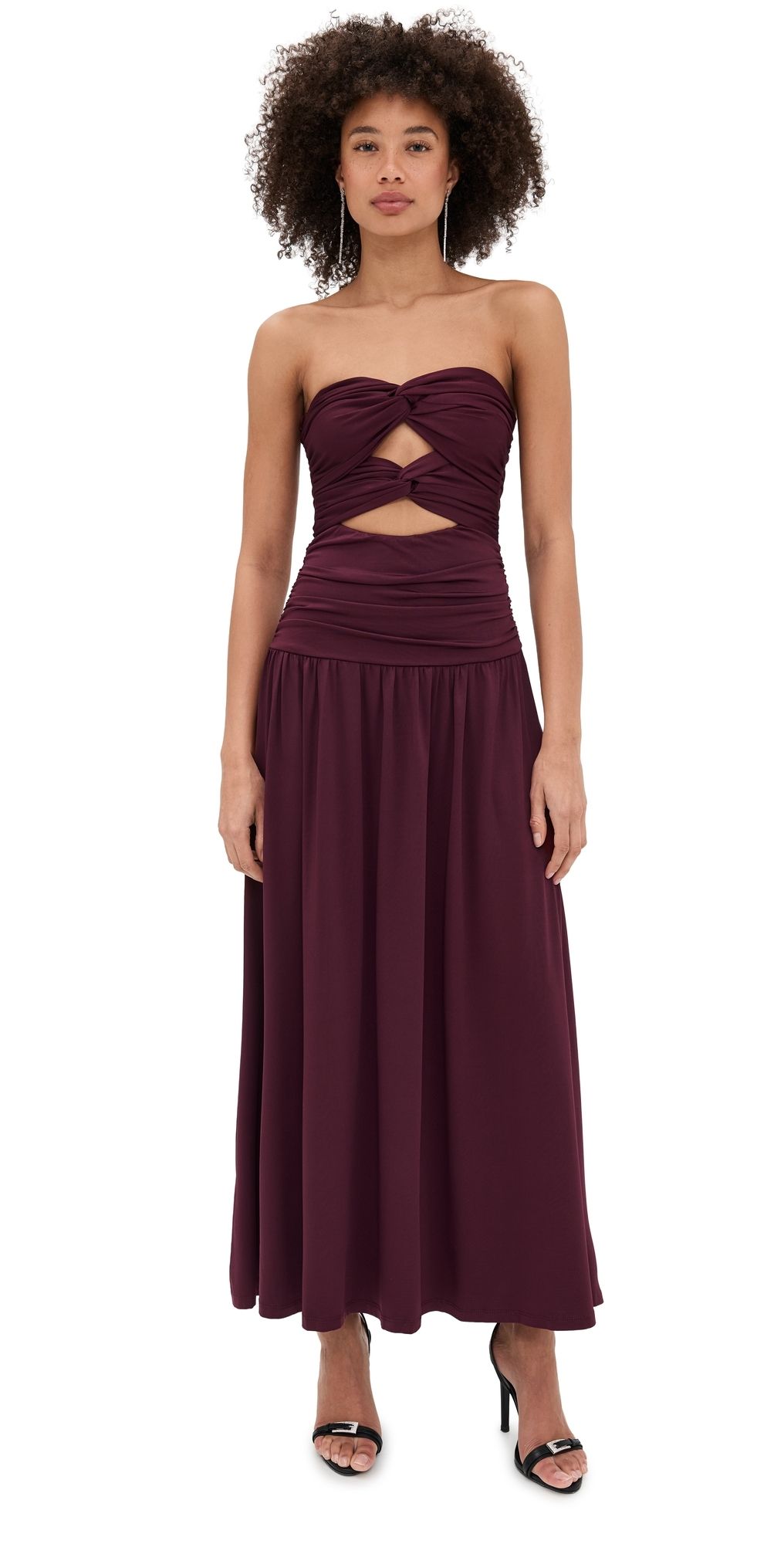 NIA Wilshire Dress Oxblood M