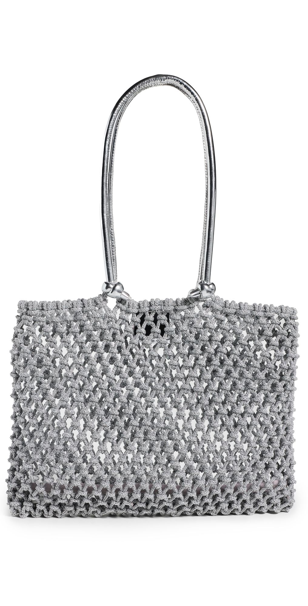 Clare V. Sandy Tote Silver One Size