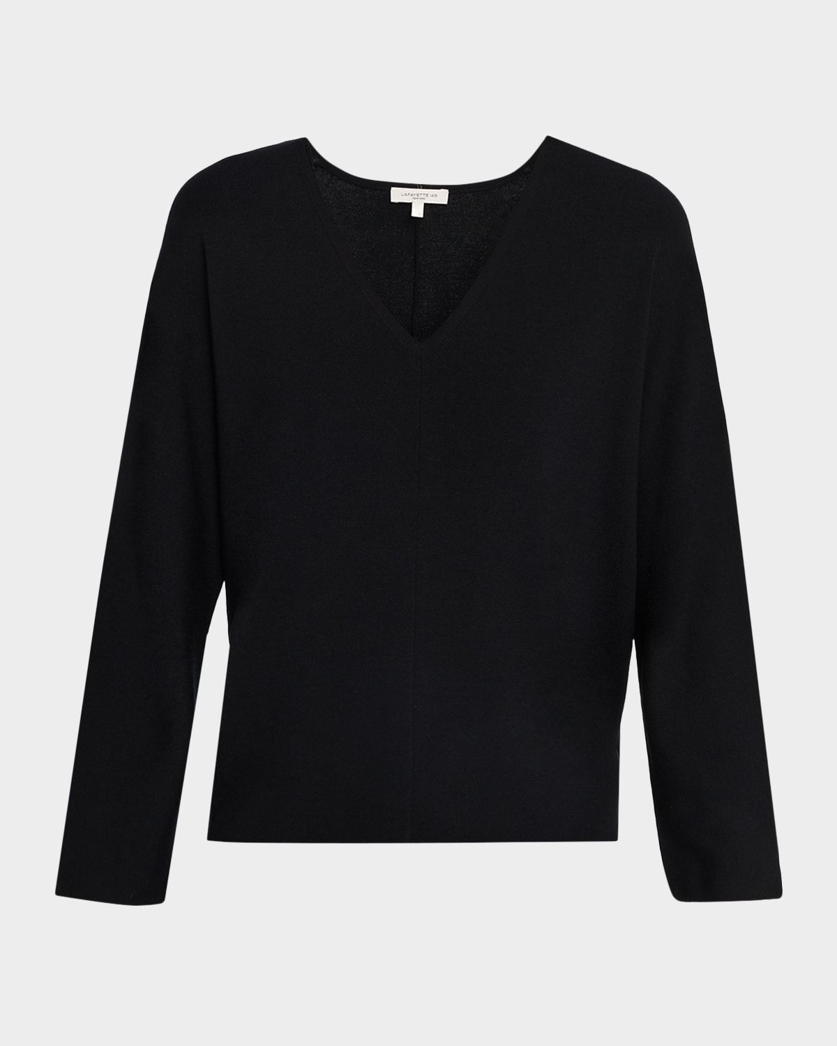 Ribbed V-Neck Sweater