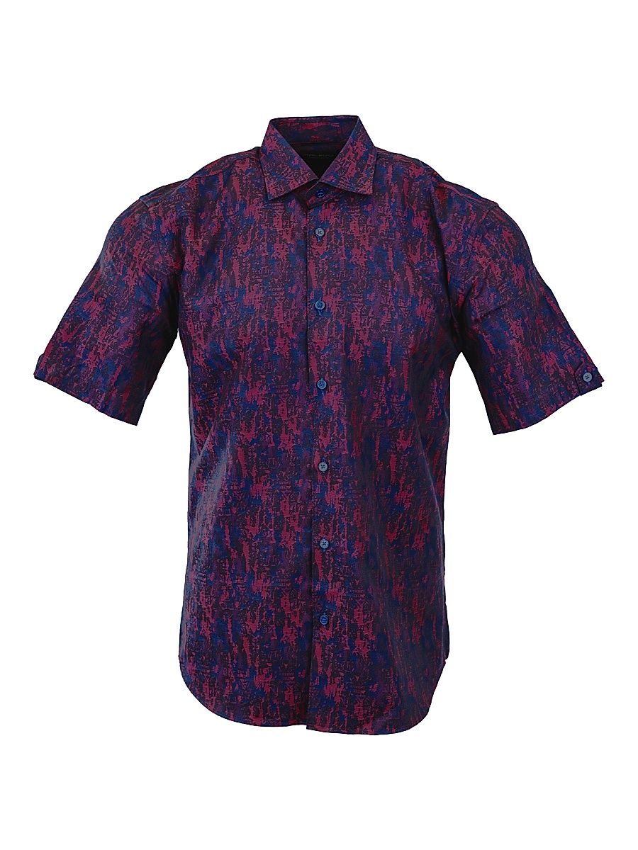 Men's Galileo Newcamo Shirt - Red Multi - Size XXXXL