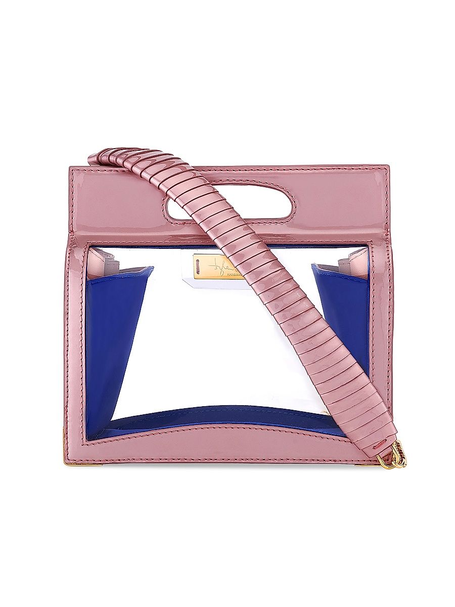 Women's Stella Top Handle Bag Tall in Miami Patent Leather - Opalescent Rose