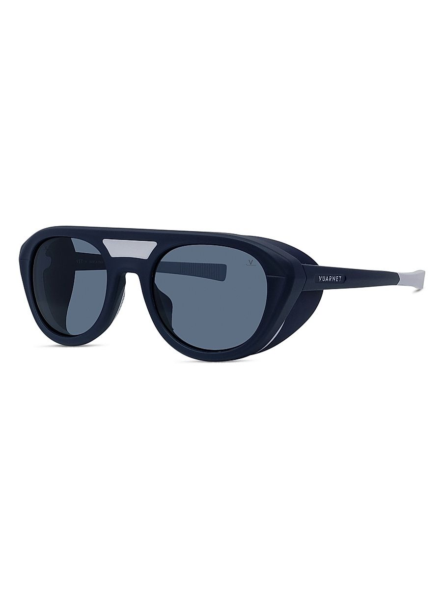 Men's Outdoor Ice 04 Round Sunglasses - Matte Blue