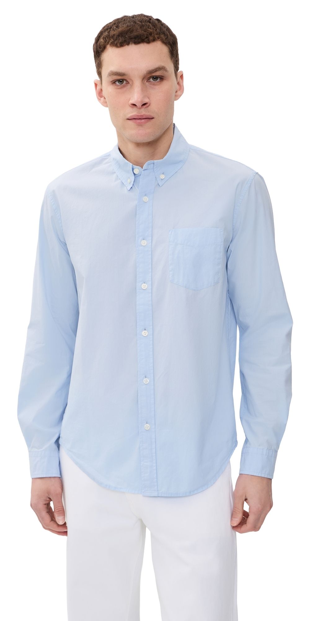 Alex Mill Mill Shirt In Paper Poplin Calm Blue M