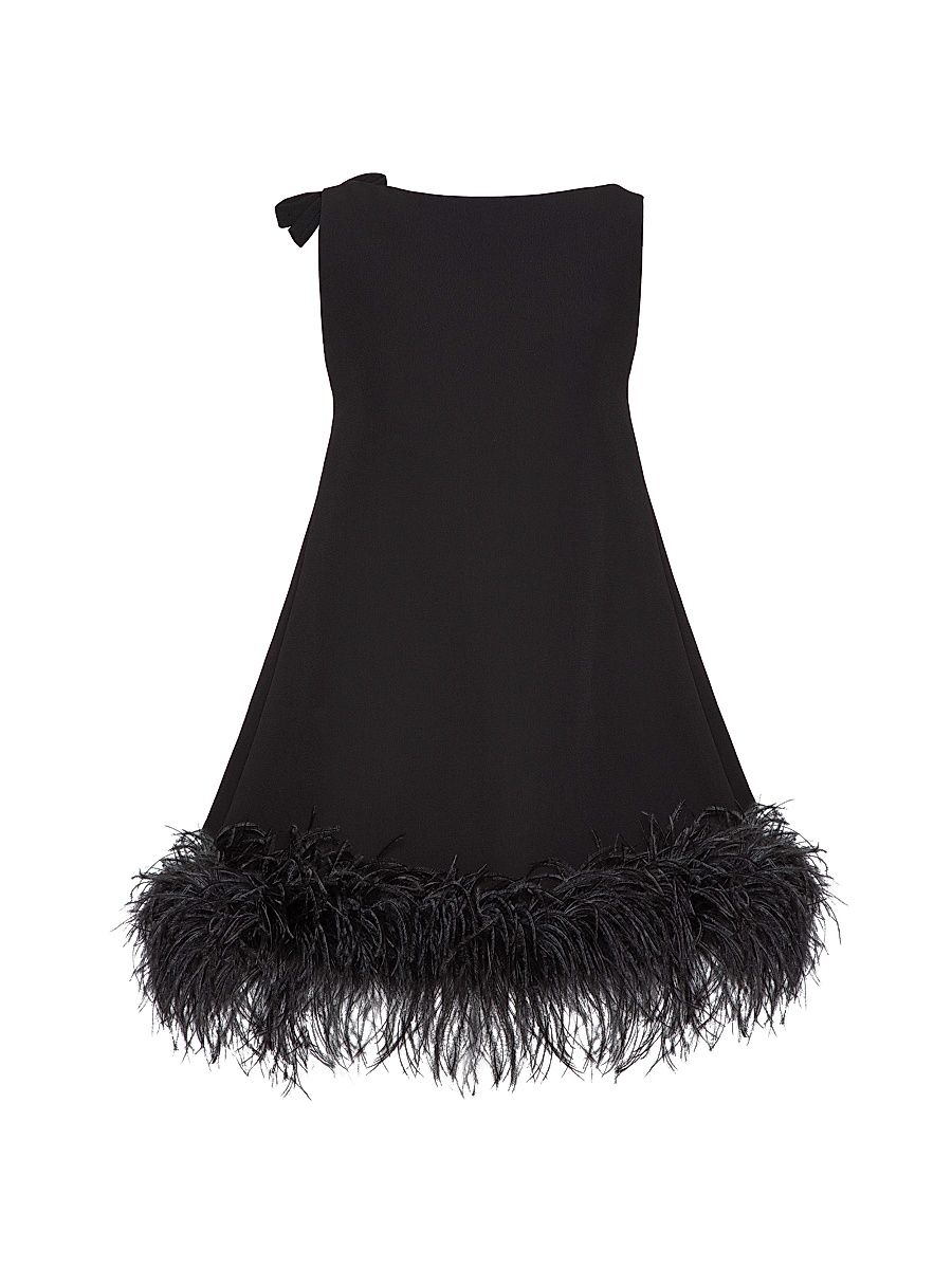 Women's Structured Couture Short Dress - Black - Size 2
