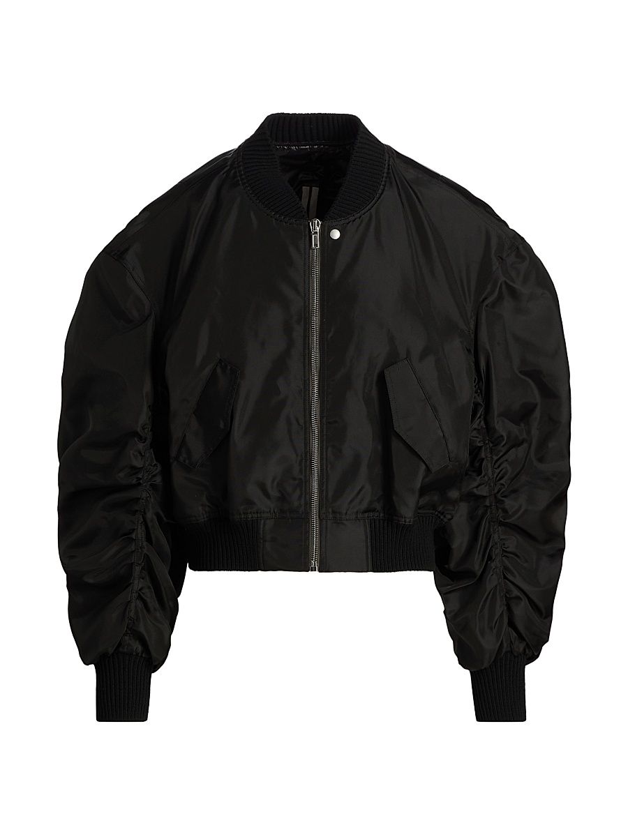 Men's Secchia Flight Bomber Jacket - Black - Size 44