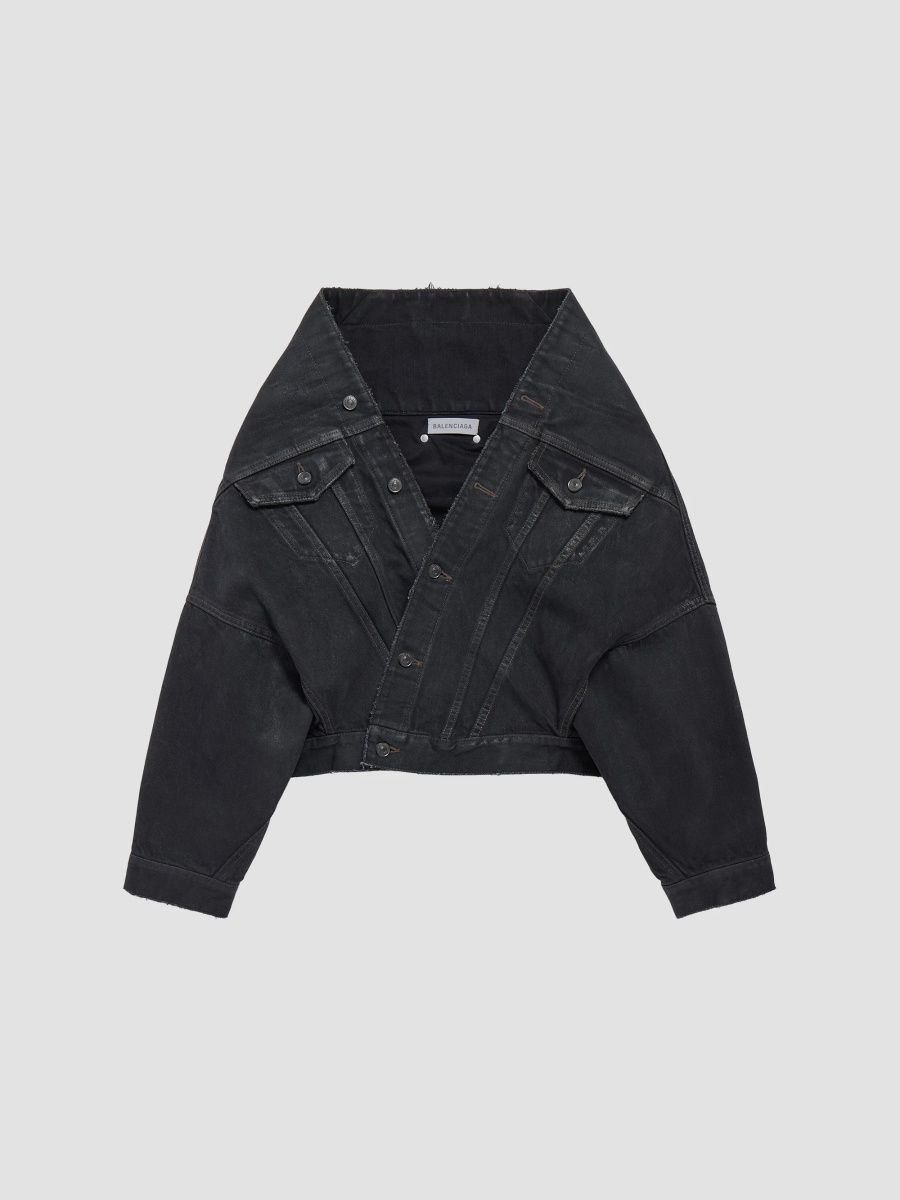 Balenciaga Women's Wrap Jacket - Black - Size 4