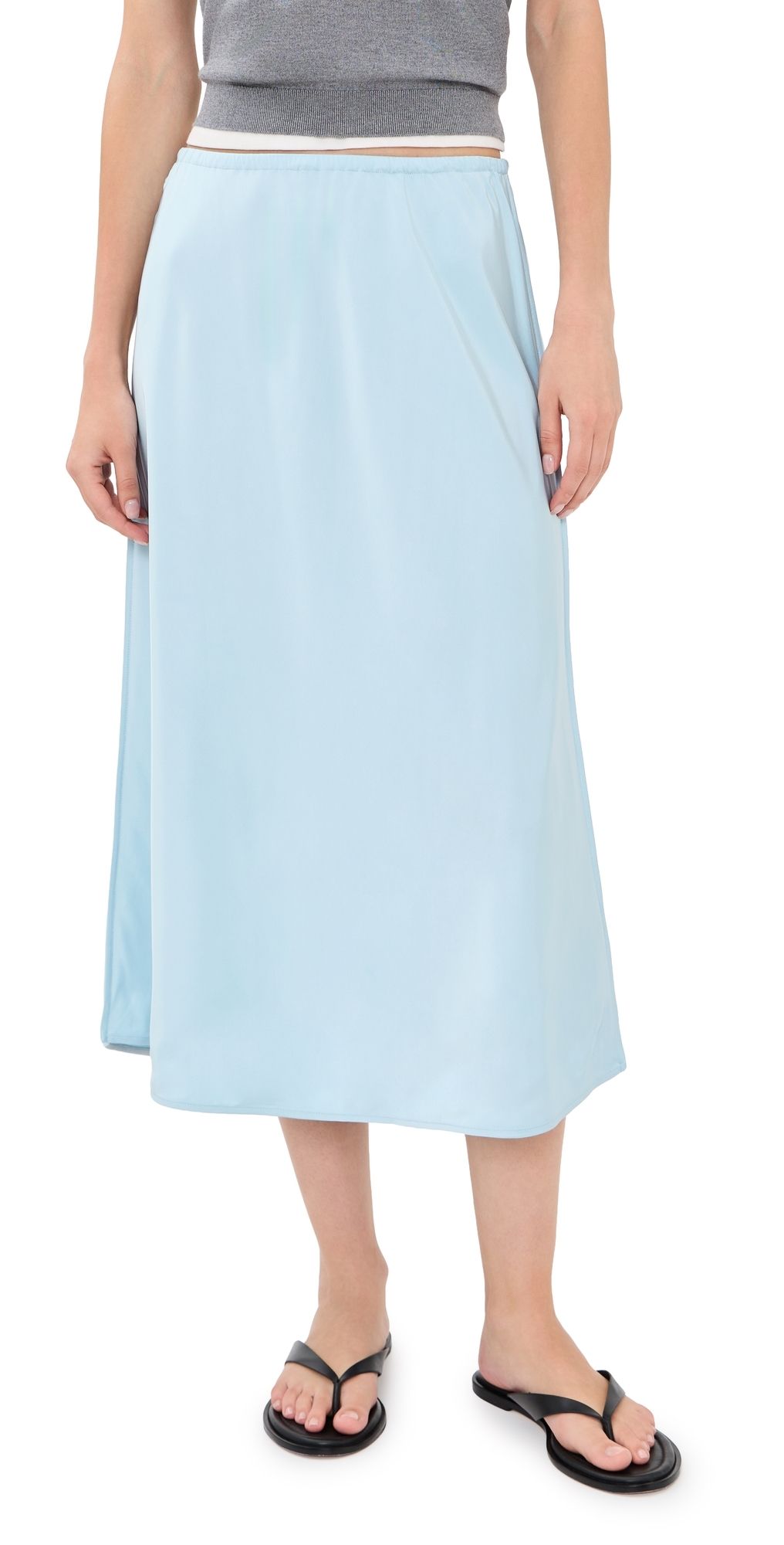 Vince Pull On Slip Skirt Clearwater XL