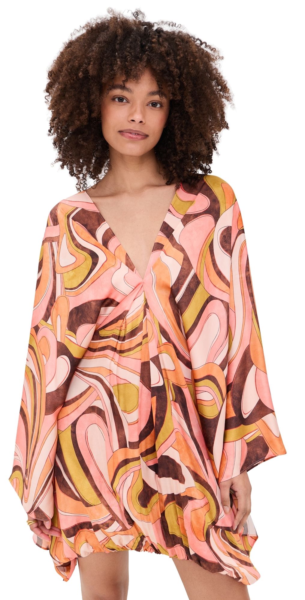 ALEXIS Lishan Dress Abstract Print XS