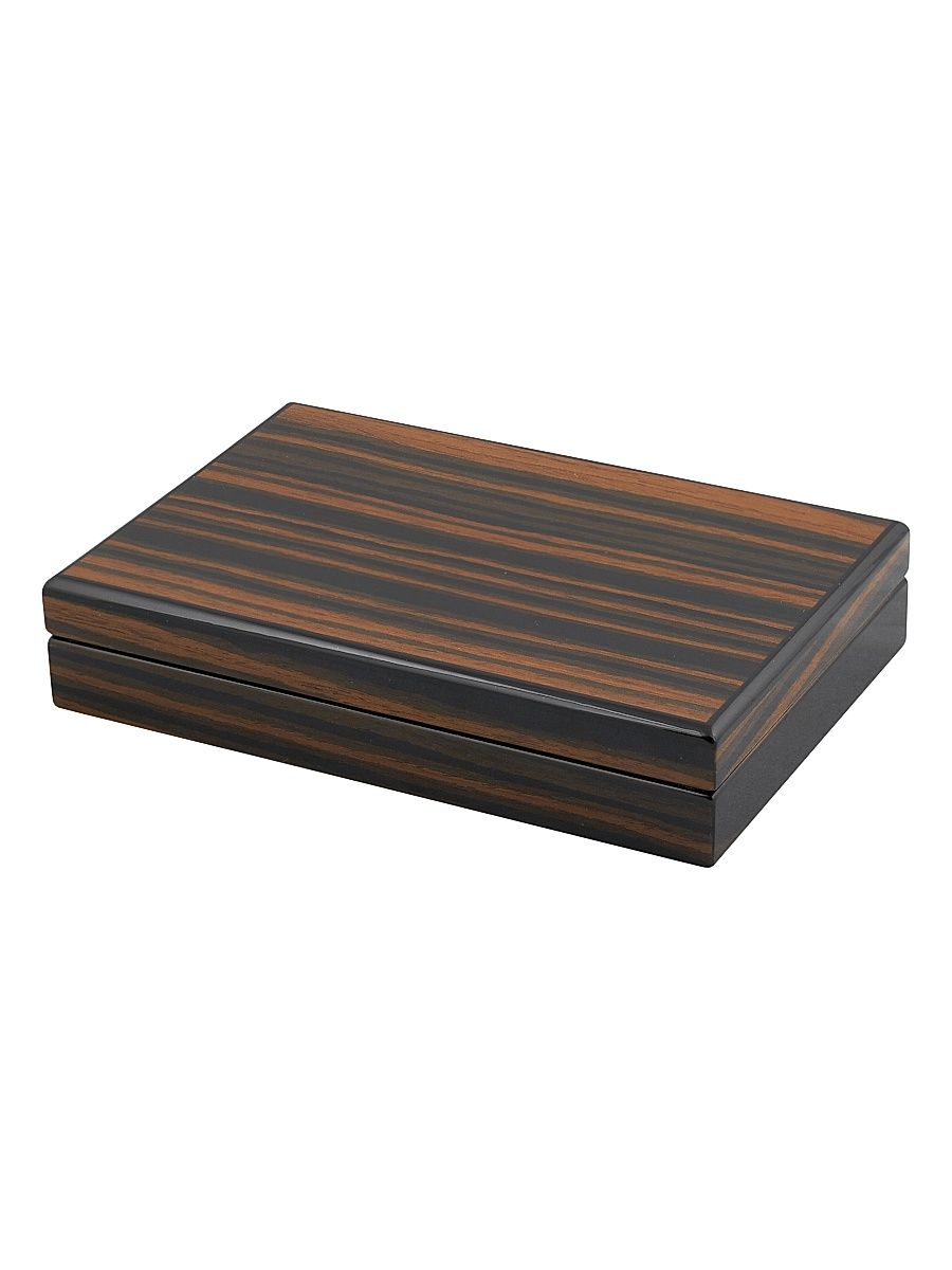 Tigerwood Card Box - Ebony