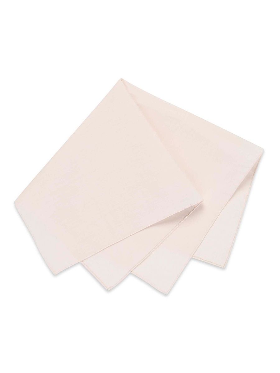 Men's Cotton Pocket Square - Beige
