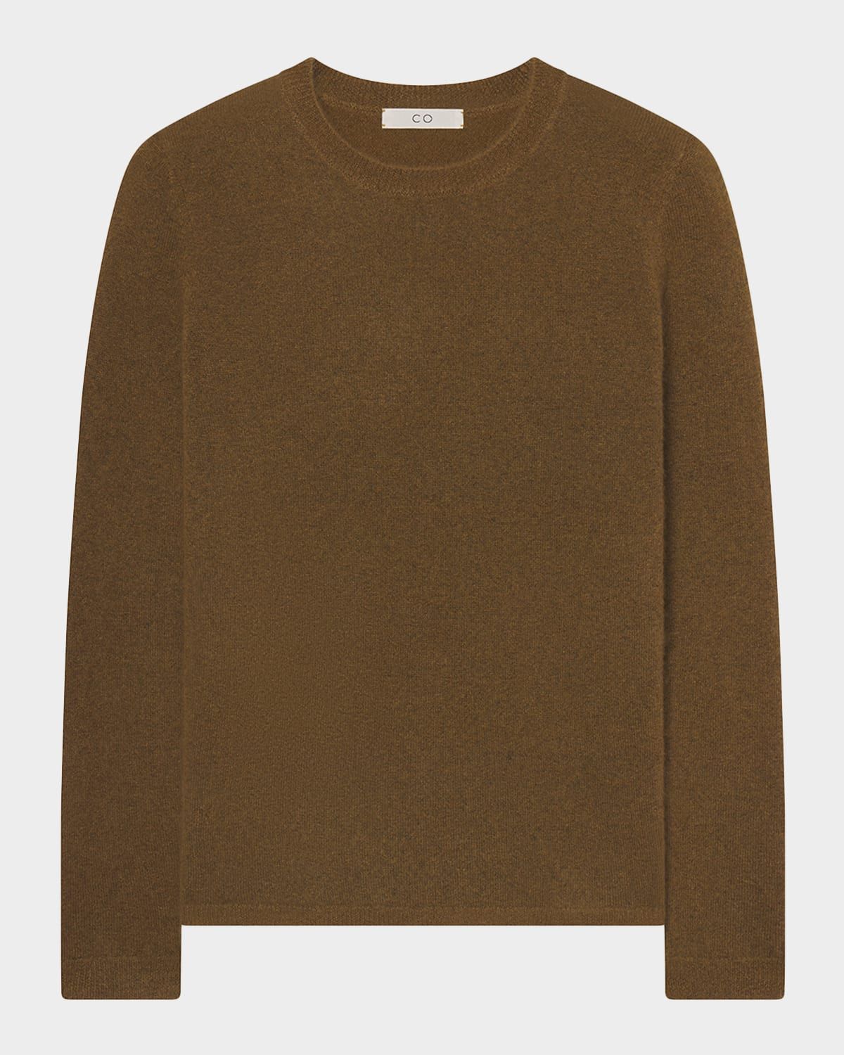 Cashmere-Silk Crewneck Sweater